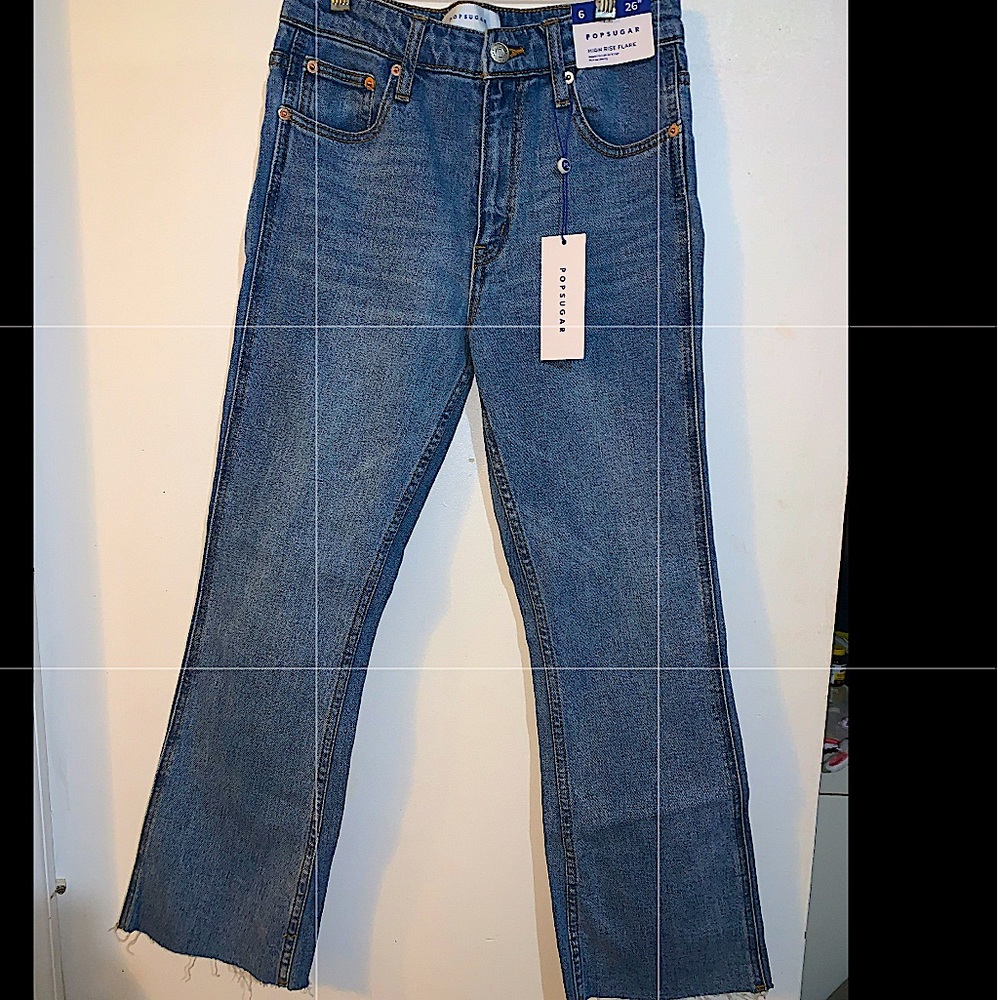 high waisted flare jeans
